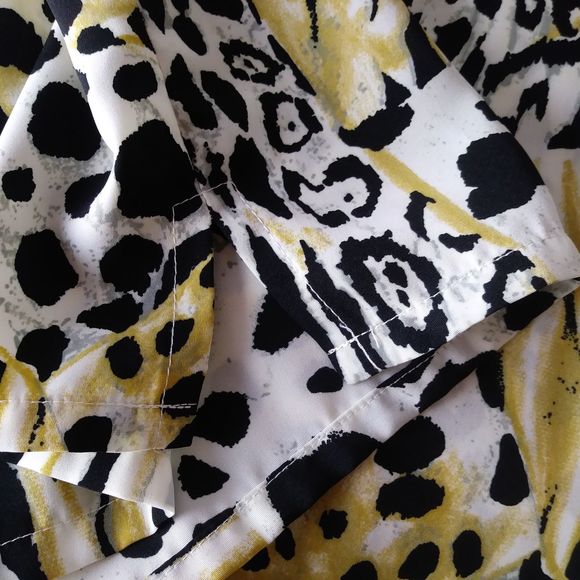 🌷Jordan Leopard 80s 90s Retro boxy fit blouse top - Picture 8 of 8